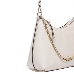 Kate Spade Convertible Elegant Cream Leather Shoulder/Crossbody Bag